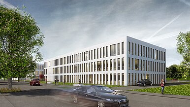 3d Visualisierung Verwaltungsbau, Leverkusen