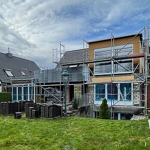 Bauzeit - Gartenperspektive 02