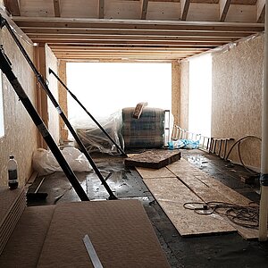 Bauzeit - Wohnen Dachgeschoss 01