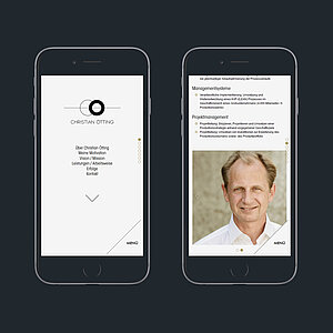 Responsive Webdesign - Smartphone Darstellung