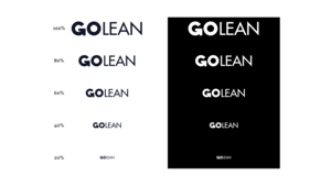 Corporate Design GOLEAN - Logo Verkleinerung