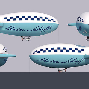 3d Ansichten Luftschiffe