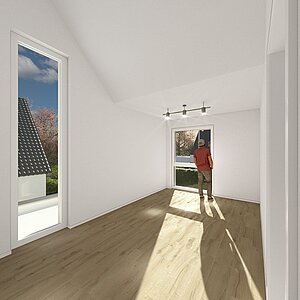 Architektur Idee - Dachgeschoss Kind 01