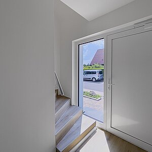 Neubau Erdgeschoss Treppe