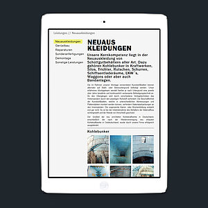 Responsive Webdesign - Tablet