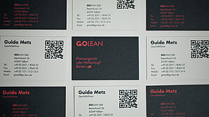 Corporate Design GOLEAN - Unterschiedliche Seiten farben