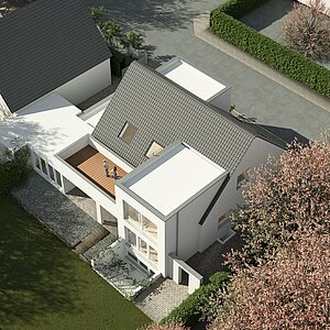 Architektur Idee - Isometrische Darstellung