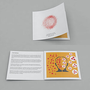 Seminar Flyer Wickelfalz 14,8x14,8cm