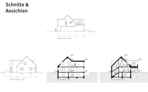 Schnitte und Ansichten