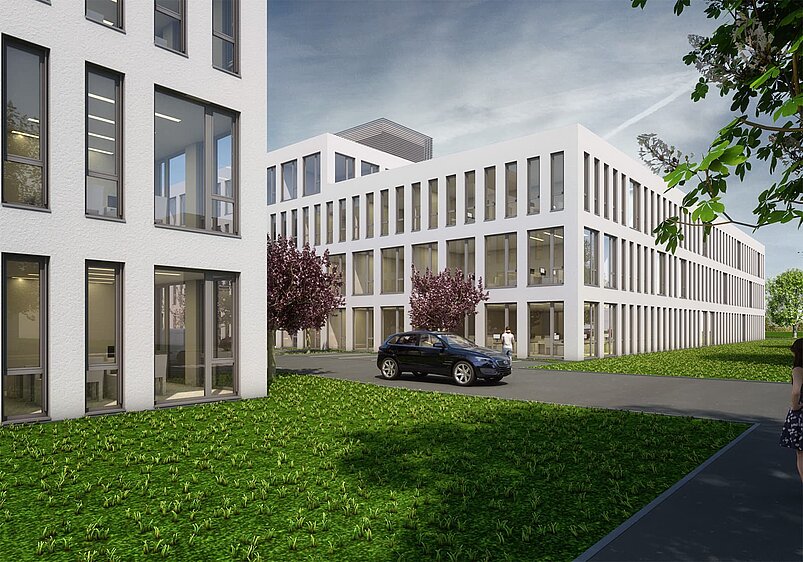 3d Visualisierung Verwaltungsbau, Leverkusen