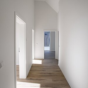 Neubau Dachgeschoss Flur