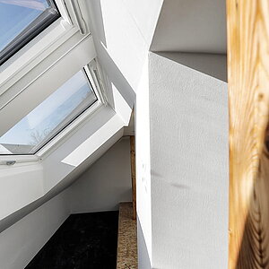 Spitzbodenausbau Nachher