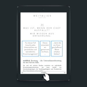 Responsive Webdesign - Tablet Ansicht
