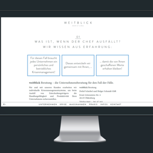 Responsive Webdesign - Desktop Ansicht