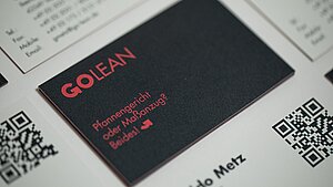 Corporate Design GOLEAN - Unterschiedliche Seiten farben