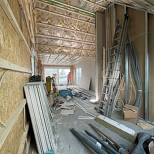 Bauzeit - Wohnen Dachgeschoss 01