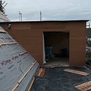 Bauzeit - Dachterrasse Dachgeschoß