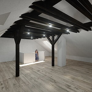 Konzept 01 - Offene GK Brüstung ohne Badezimmer