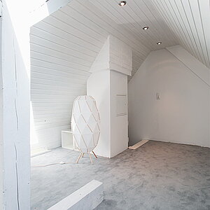 Spitzboden Ausbau -  Blick zur Treppe