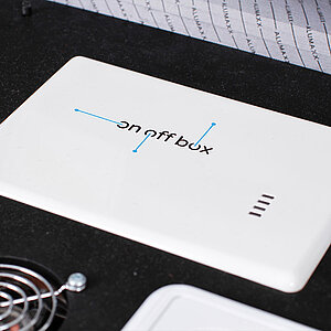 tevidi - Produktfotografie - OnOffBox Prototyp