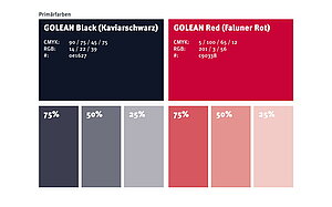Corporate Design GOLEAN - Farbsystem