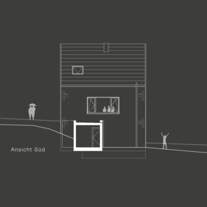 Haus L - Ansicht Süd