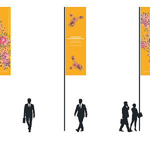 Mittelstandsforum 2016 - Fahnen 400cm