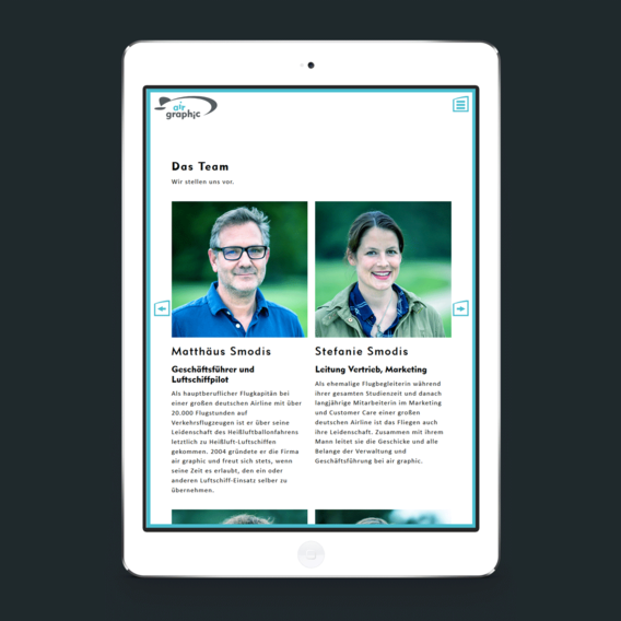 Responsive Webdesign - Tablet