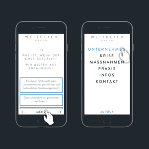 Responsive Webdesign - Smartphone Ansicht