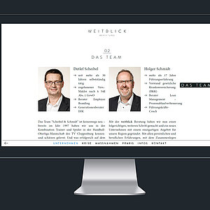 Responsive Webdesign - Desktop Ansicht