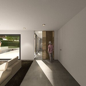 Innenraum Wohnen - Neubau-Einfamilienhaus-Frechen