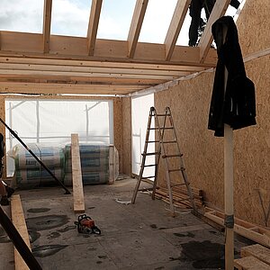 Bauzeit - Wohnen Dachgeschoss 01