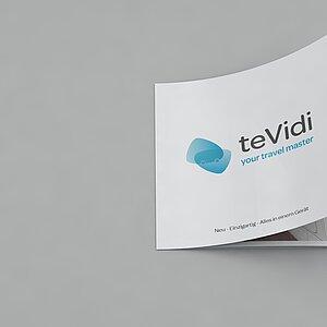 tevidi - Coporate Design - Wickelfalz Flyer