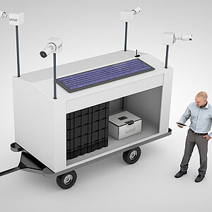 tevidi - Produktdesign - mobiler Überwachungskoffer