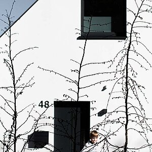 Haus L - Detail Ansicht Eingang