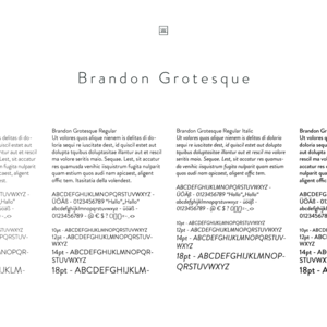 Corporate Identity - Hausschrift Fließtexte