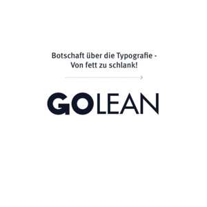 Corporate Design GOLEAN - Logo Herleitung Bedeutung