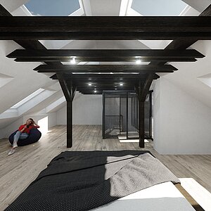 Konzept 04 - Sichtschutz durch Lamellen