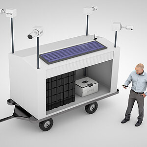 tevidi - Produktdesign - mobiler Überwachungskoffer