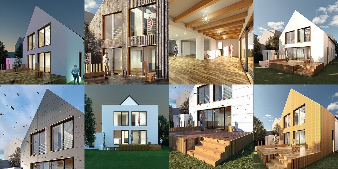 Anbau Haus S in Pulheim - Entwurfs Übersicht