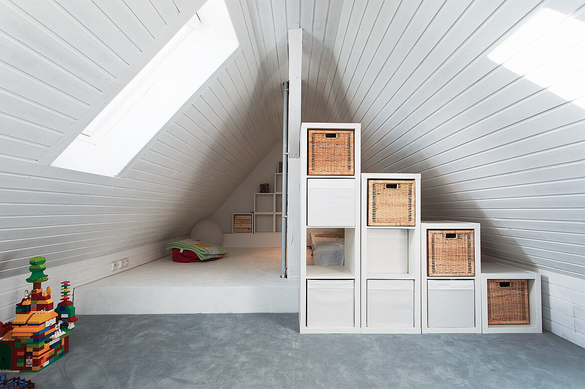 Spitzboden Raumaufteilung