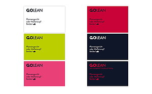 Corporate Design GOLEAN - Visitenkarten Konzept