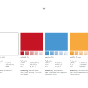 Corporate Identity - Farbsystem
