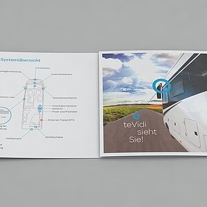 tevidi - Coporate Design - Wickelfalz Flyer